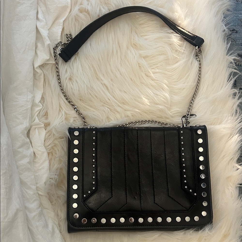 NWOT Zara Studded Leather Bag